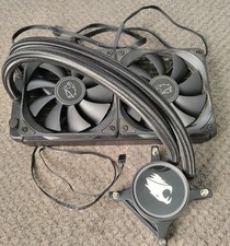 iBUYPOWER 240mm RGB Dual Fan CPU Radiator. Liquid cooled. Excellent condition.
