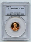 1985-S Lincoln Memorial Cent Proof — photo from another recent sale