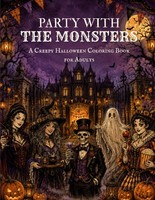 Halloween Malbuch FüR Erwachsene - Gruselige Monster - Ausmalbuch
