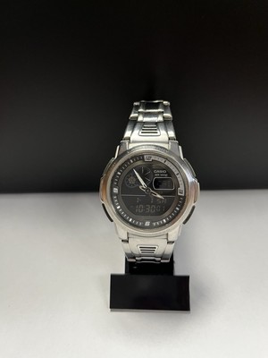 Наручные кварцевые часы-термометр Casio WR100M 4738 AQF-102W