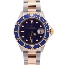 Rolex Submariner 40mm Blue Dial Watch Ref# 16613