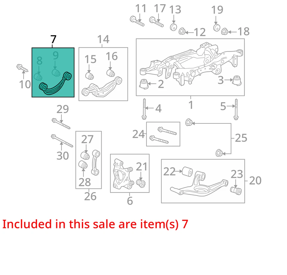 ADEQUADO PARA 2010-2013 BUICK LACROSSE ALLURE LINK ASM-RR SUSP ADJ 13306740 - NOVO FABRICANTE DE EQUIPAMENTO ORIGINAL - Imagem 3 de 4