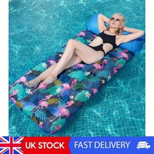 Oversized Pool Floats Lounge For Adults, 185 X 95cm Inflatable Tanning Pool Floa