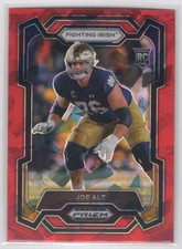 #110 2024 Prizm Draft Picks Red Ice Joe Alt Rookie
