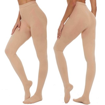 Varicose Veins Women Men Opaque Compression Pantyhose For Edema DVT Cover Toe