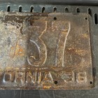 1936 CALIFORNIA LICENSE PLATE 6J737 — photo 2
