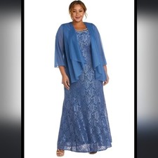 NWTs, Sz 6, Blue, Mother of the bride dress