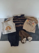 Lot Of 7 Baby Boy Newborn Clothes Variety Of Brands