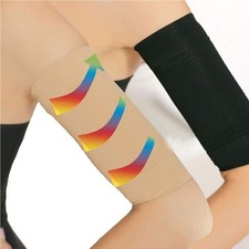 2 Pair Slimming Arm Shaper Elastic Compression Arm Sleeves for Sports Fitness