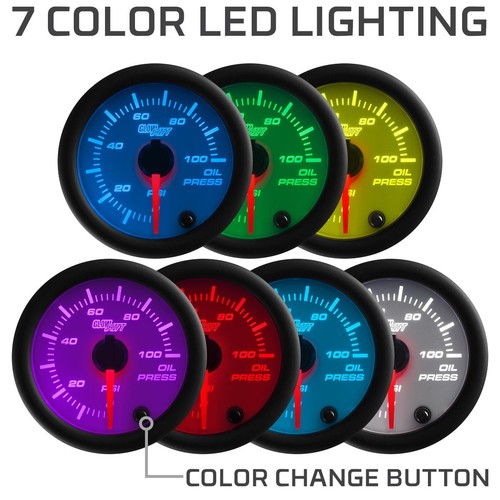 GlowShift Cluster Dashboard Panel Pod White 7-Gauge Package for 67-72 Chevy C10 - Picture 6 of 10