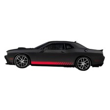 Vinyl Car Side Skirt Decals Compatible for Dodge Challenger sport Gloss Red
