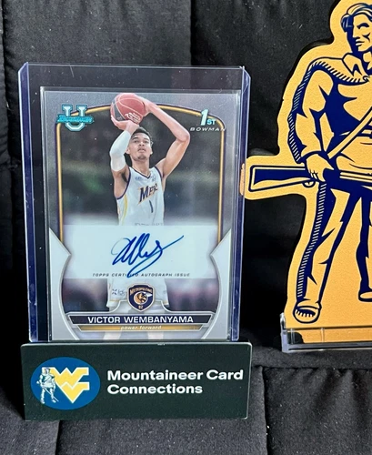 Victor Wembanyama 2022-23 Bowman U CHROME #101 1st ON CARD AUTO Spurs