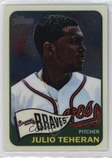 2014 Topps Heritage Chrome /999 Julio Teheran #THC-275 6o3