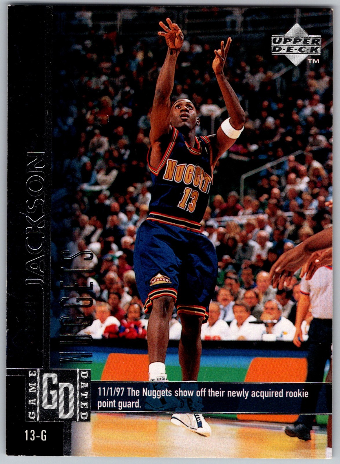1997-98 Upper Deck - Bobby Jackson #210 (RC) Denver Nuggets