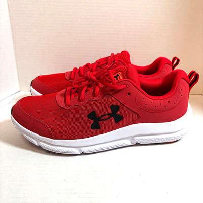Under Armour Charged Assert 10 Red Running Shoes Sneakers Mens Size 11.5 NWOB