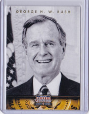 2012 PANINI AMERICANA HEROES & LEGENDS #41 GEORGE H W BUSH ID5