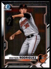 Grayson Rodriguez 2021 Bowman Chrome #BCP-165 Orioles MLB READ FREE SHIPPING