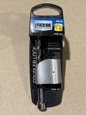 Reese Adjustable Tow Hitch Coupler Tongue Lock W 2 Flat Keys Fits Most Couplers