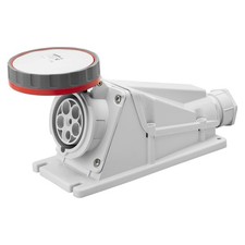 Gewiss GW63527 Low Voltage Screw Wiring 90 Degree Angled Surface-Mounting Socket