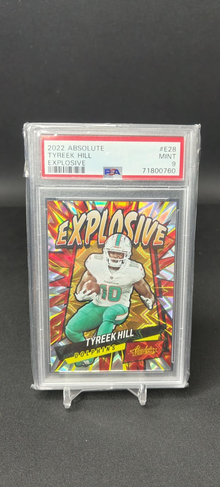 2022 Panini Absolute - Explosive Tyreek Hill #E28