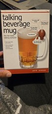 TALKING BEER MUG FOOTBALL STEIN NEW IN BOX SPORTS PARTY FAVOR