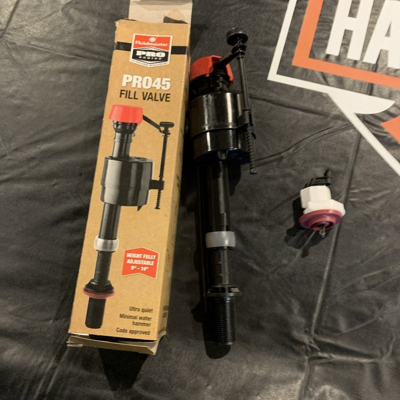 NEW Fluidmaster Pro 45 Fill Valve, Anti-Siphon, Adjustable