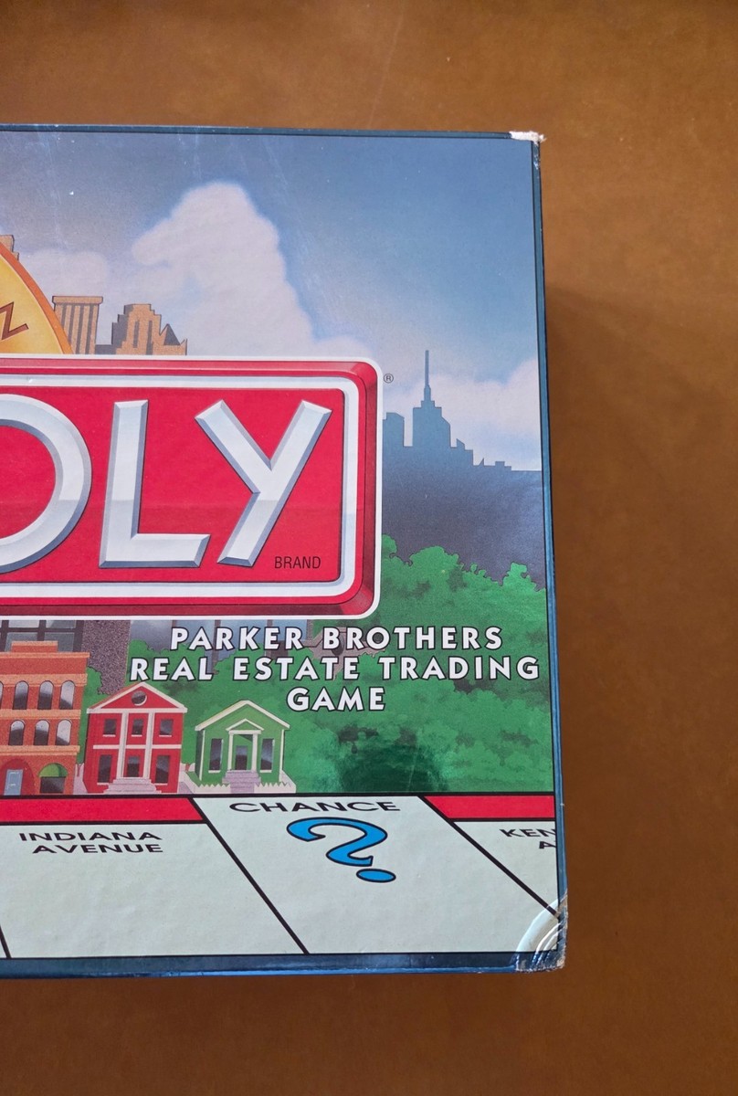 Vintage 1995 Deluxe Edition Monopoly Game - Open Box, Never Used