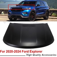 New Primed Black Aluminum Hood For 2020-2023 Ford Explorer LB5Z16612A