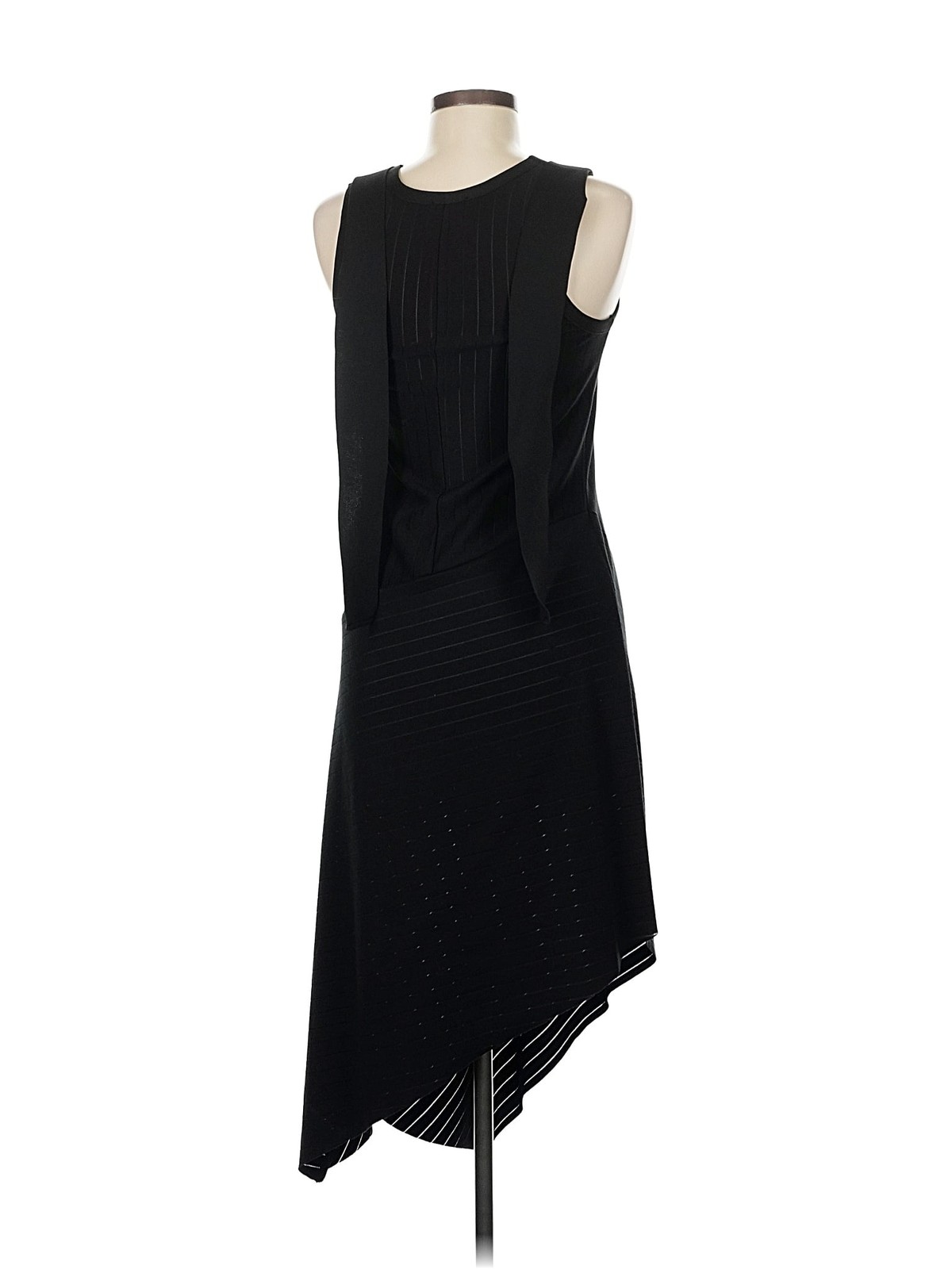 Zara W&B Collection Women Black Casual Dress M thumbnail 2