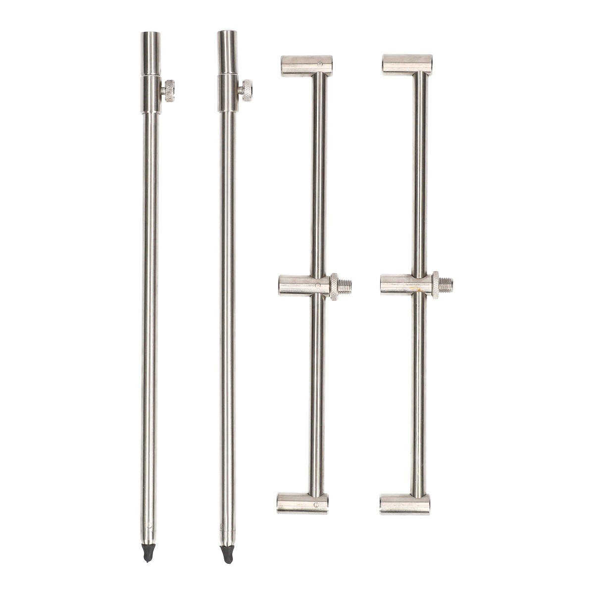 Angelspezi Inox Rod Set 2 Banksticks 2 Buzzer Bars Rutenauflage Rutenablage 12690₽