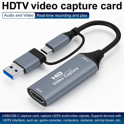 BENFEI Video/Audio Capture Card, 4K HDMI auf USB C/A Capture Card