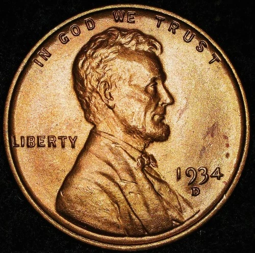 1934-D Lincoln Wheat Cent — photo from another recent sale