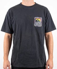 VTG 90s QUIKSILVER T-SHIRT Adult XL Made In USA All Cotton Surf Skate Graphic