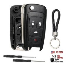 4 Button Key Fob Keyless Entry Remote Shell Case Replacement for Chevy Cruze