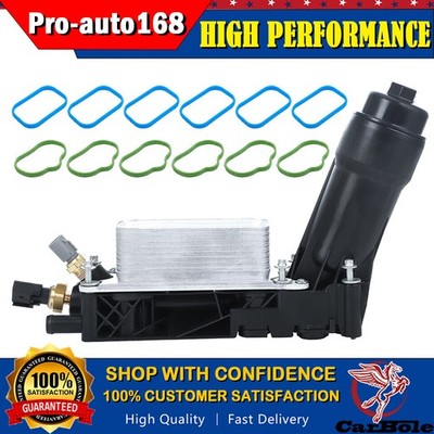 Engine Oil Cooler Filter Housing Adapter For 2011-13 Dodge Chrysler Caravan 3.6L