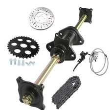 32 Rear Axle Kit for ATV Go Kart 110cc 125cc 150cc 4 Bolt Hub Brake Disc Caliper