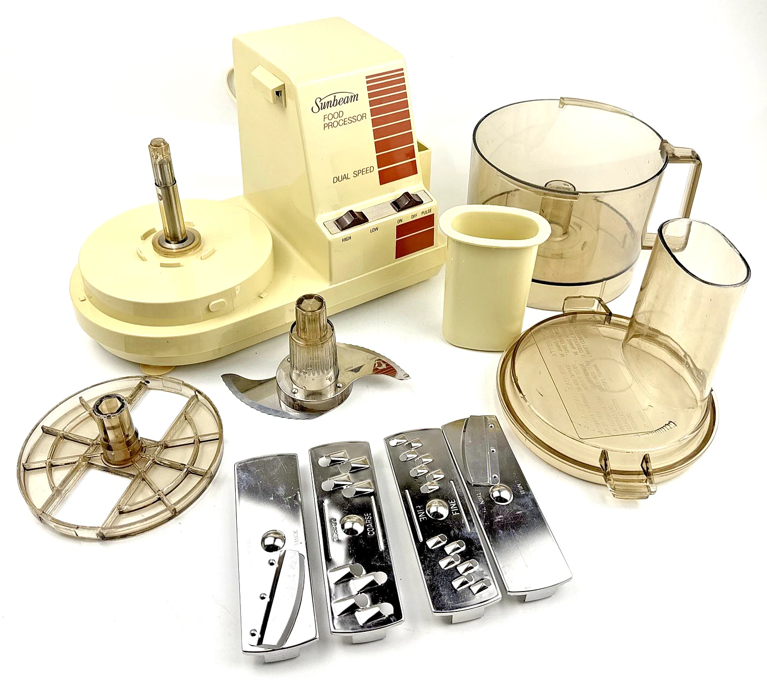 Vtge Sunbeam Food Processor Dual Speed Model 14046 Tested Works Slice Chop Shred
Opens in a new wind