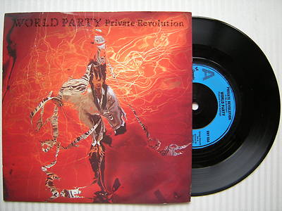 World Party - Private Revolution / Holy Water, Ensign ENY-604 Ex A1/B1 Press