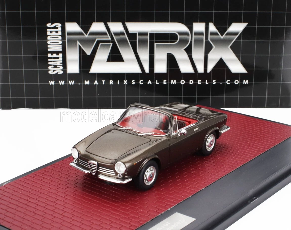 Modèle Miniature Alfa Romeo 2600 Spider 1962 Blanche - Échelle 1/43
