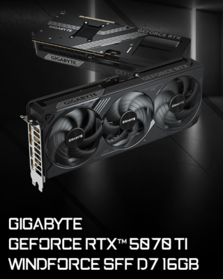 GIGABYTE GeForce RTX 5070 Ti WINDFORCE OC SFF D7 16GB Gaming