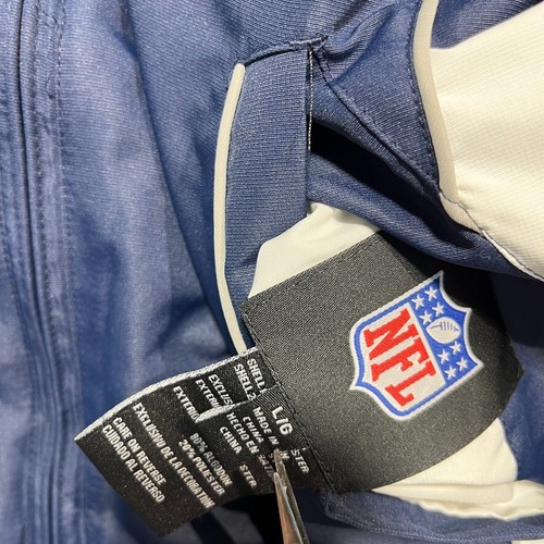 Dallas Cowboys Vintage Jacket Reversible Mens Large Embroidered NFL Football - Picture 14 of 15