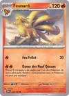 Carte FEUNARD 029/197 Pokémon Flammes Obsidiennes EV3 Neuve OBF FR