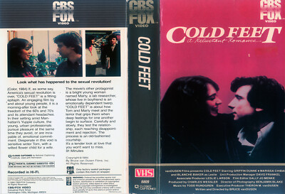 VHS + DVD Cold Feet  (1989) Original,Todd Rundgren,Jeff Bridges, Keith Carradine
