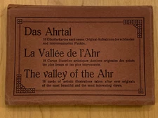 RPPC Photo Postcard Book (18 postcards) Valley of Ahr Germany Wine country