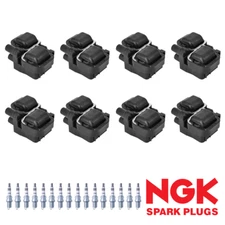 8 Ignition Coil & 16 NGK Iridium Spark Plugs for 05-06 Mercedes-Benz C55 AMG