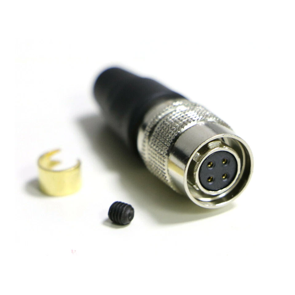 Alvin's Cables 4 Pin Hirose Female HR10A-7P-4S Plug Push Pull Connector Power  - Image 3 of 3