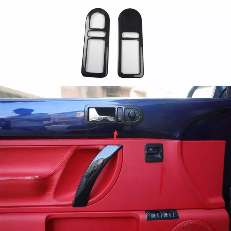 For VW Beetle 2003 2004 2005 ABS Carbon Fiber Interior Door Handle
