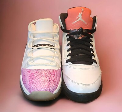 Air Jordan LEFT Retro Girls RIGHT Air Jordan 11 Snakeskin