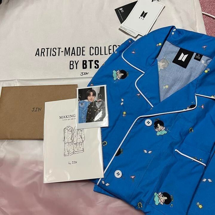 BTS JIN Good Day Pajama Full Set M-size ARTIST MADE BTS JIN Good Day Pajama Full Set M-size ARTIST MADE