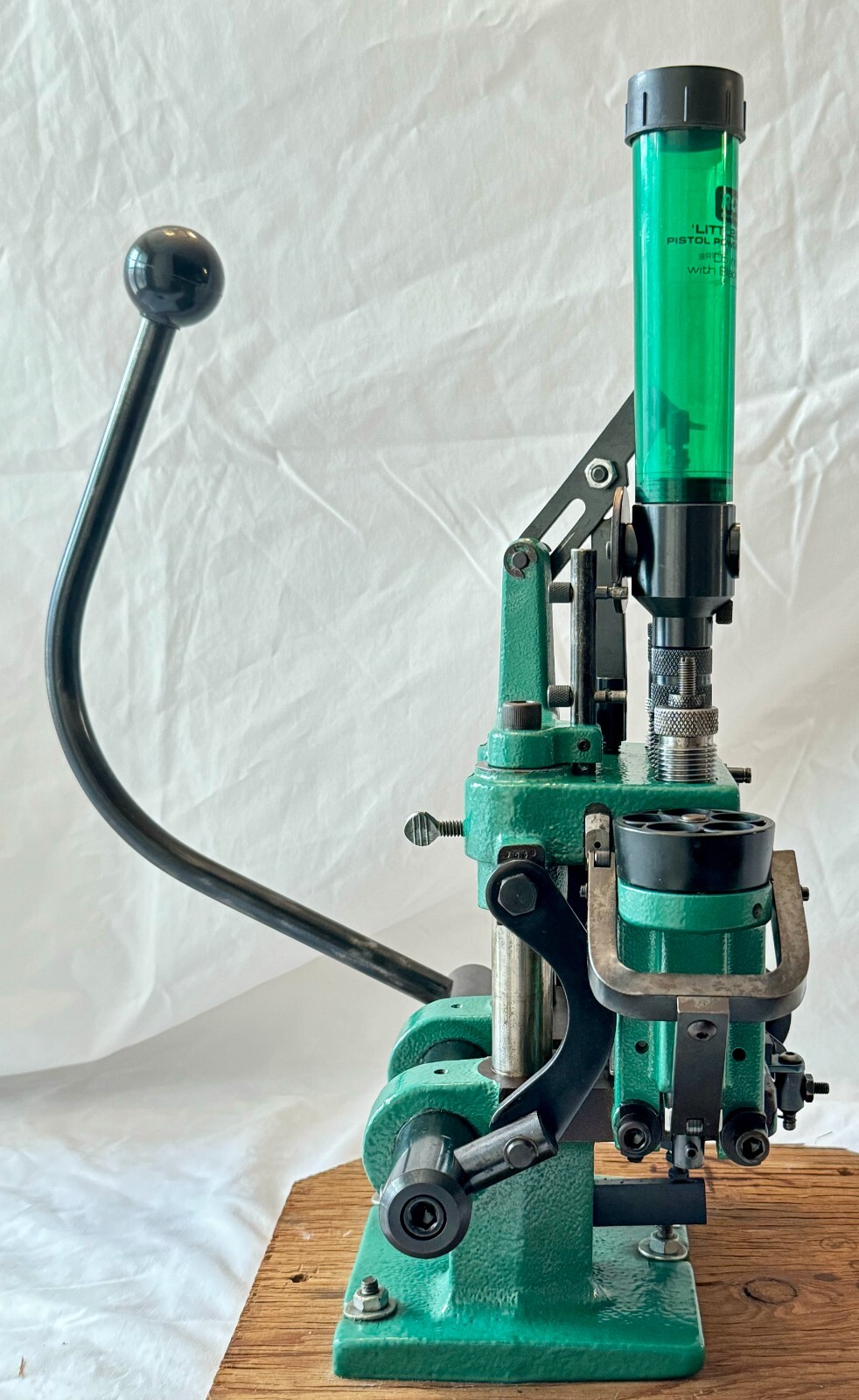 RCBS Vintage 1980's Green Machine Progressive Press, 9 MM + RCBS .45